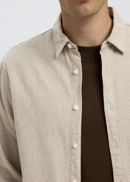 Hovedbilde Selected Homme Noah Brushed Twist Shirt Egret Twisted - ...