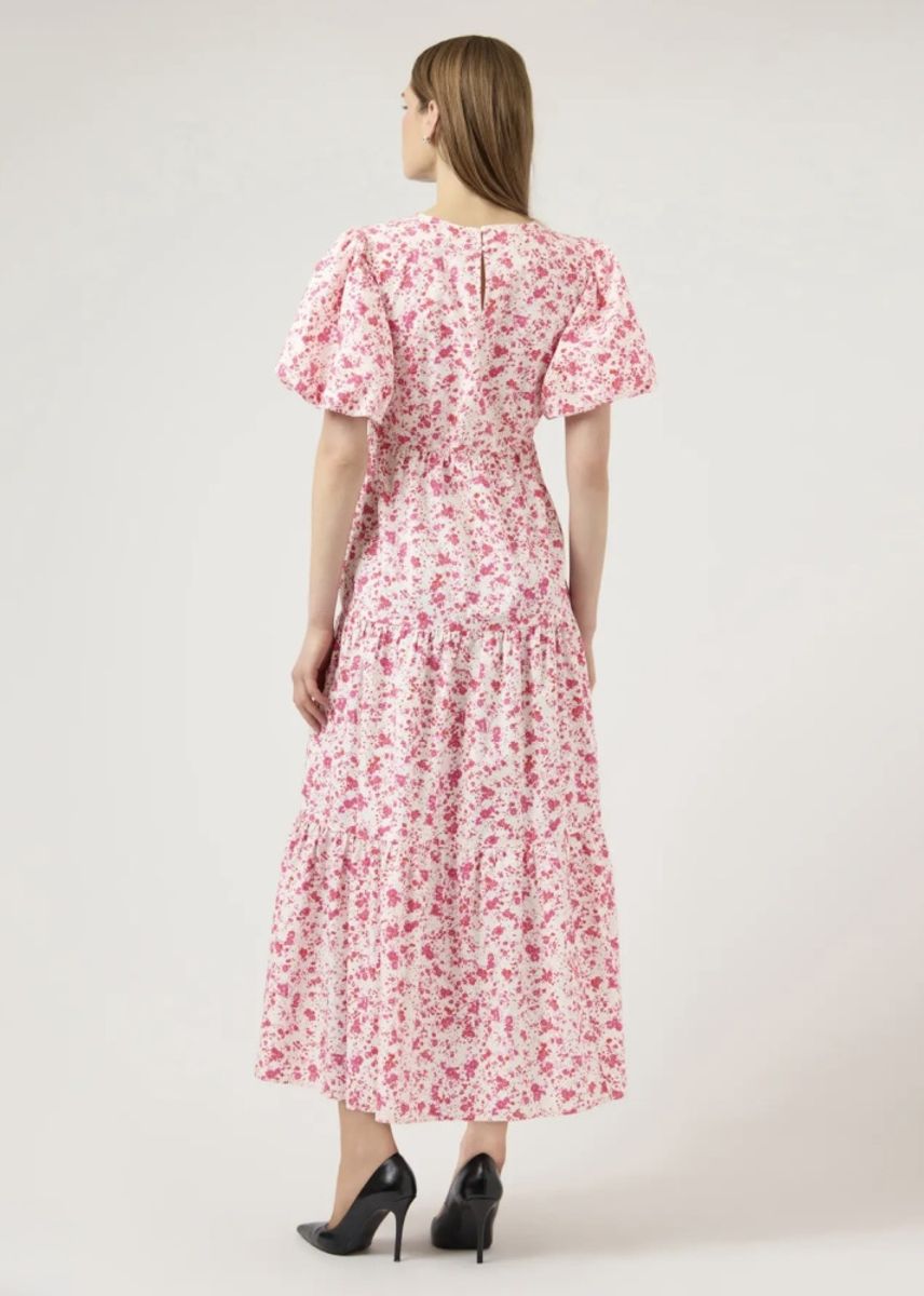 YAS Colea Ankle Dress Pristine Donna 