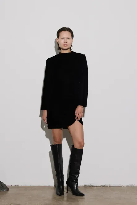 Hovedbilde Envelope Jet Dress Velvet Black