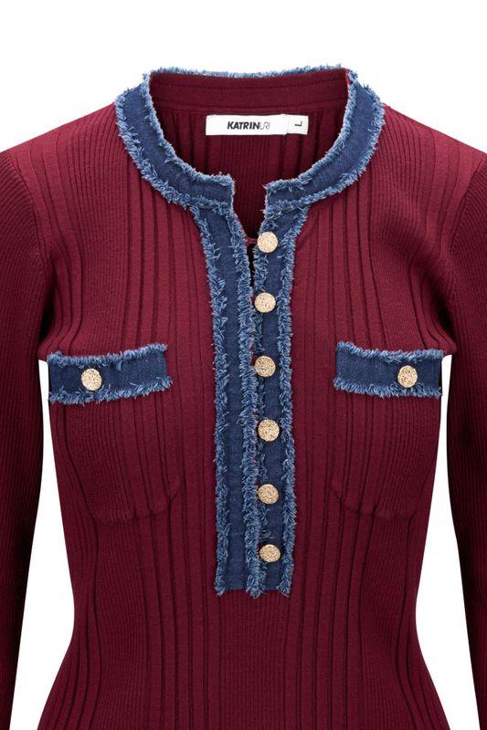 Katrin Uri La Pullover Bordeaux 