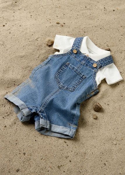 Hovedbilde Name It Lou Shorts Overall Medium Blue Denim