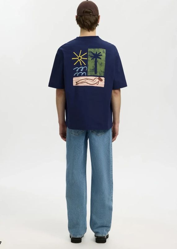 Selected Homme Relax Norman License T shirt