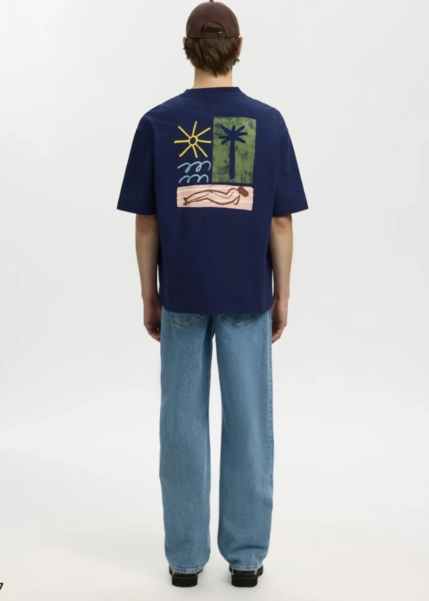 Selected Homme Relax Norman License T shirt