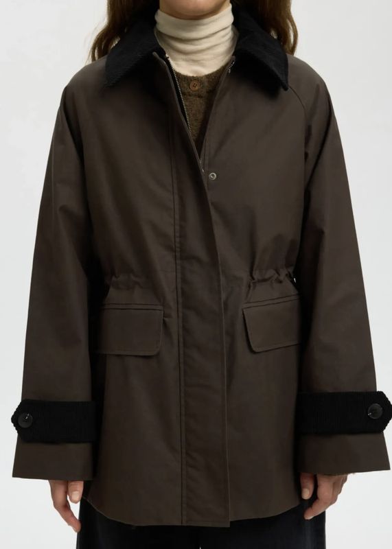Selected Femme Wilma Waxed Jacket Delicioso