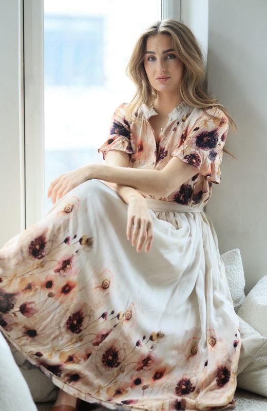 Nectar Ambrosia Dress bleeding petals