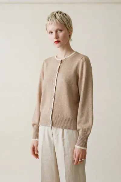 Hovedbilde Woodling Malin Cardigan Sand