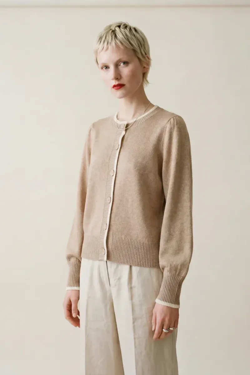 Woodling Malin Cardigan Sand