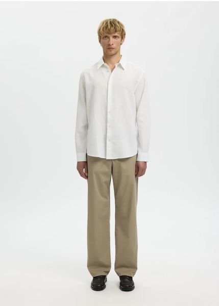 Hovedbilde Selected Homme Claus Clay Linenblend Bright White