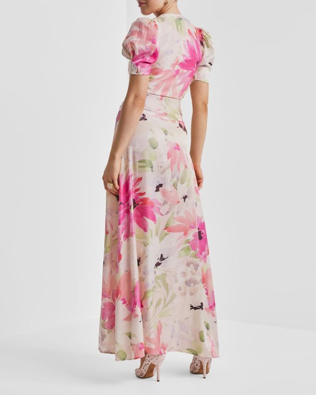 byTiMo Shiny Button Down Dress Soft Dew