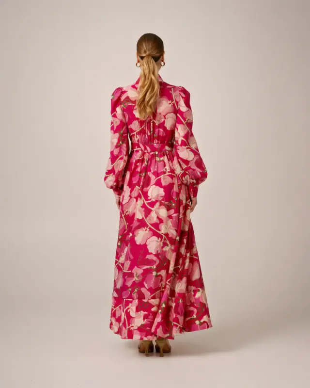 byTiMo Viscose belt dress AMOUR