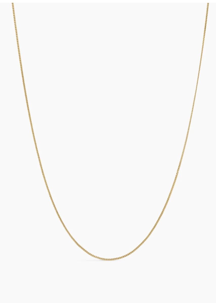 ANI JEWELS Thin Chain Gold - Smykke 42cm