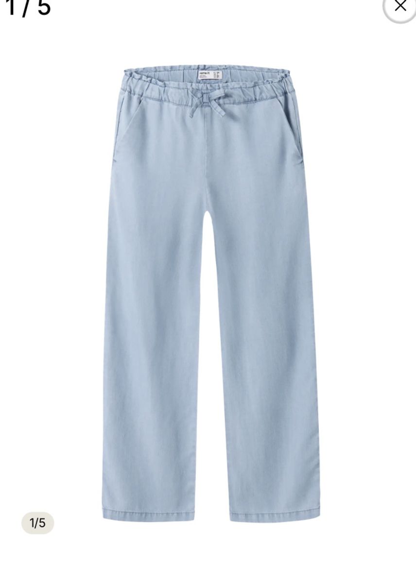 Name It Rose Wide Jeans Light Blue Denim