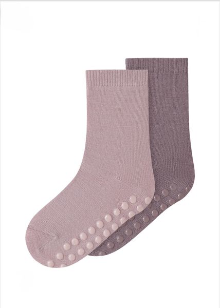 Hovedbilde Name It Wakta Wool 2pk. Sock TOADSTOOL+NAREOUS CLOUDS