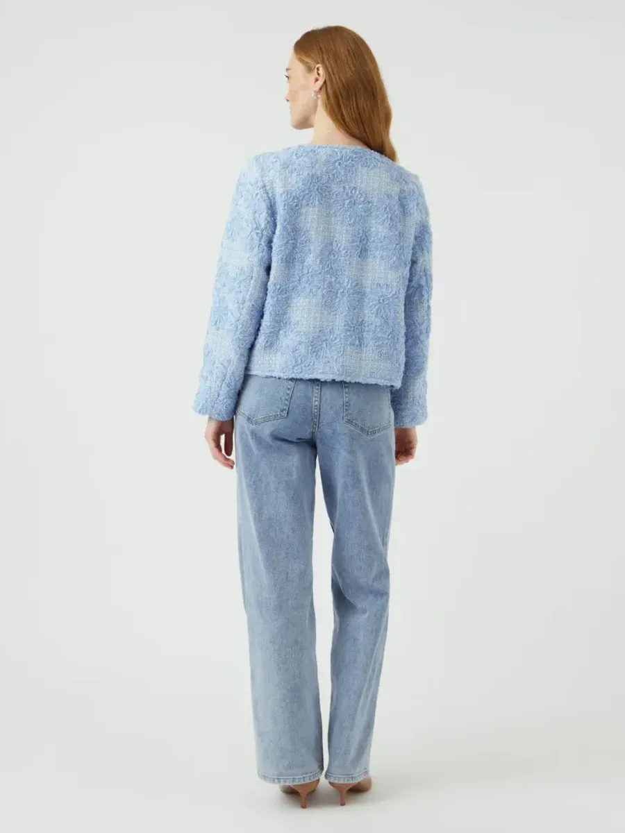 YAS KAVI 7/8 JACKET - SHOW Halogen Blue