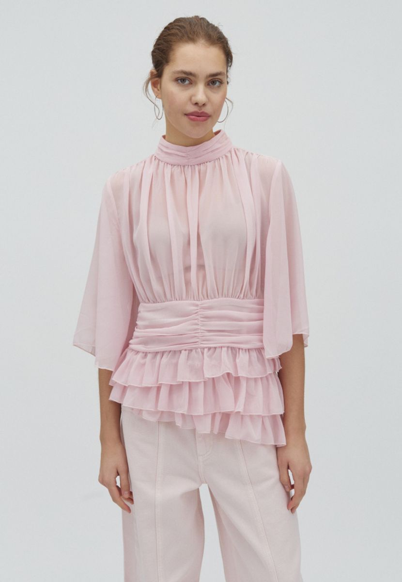 MbyM Massino Blouse Super Pale Pink
