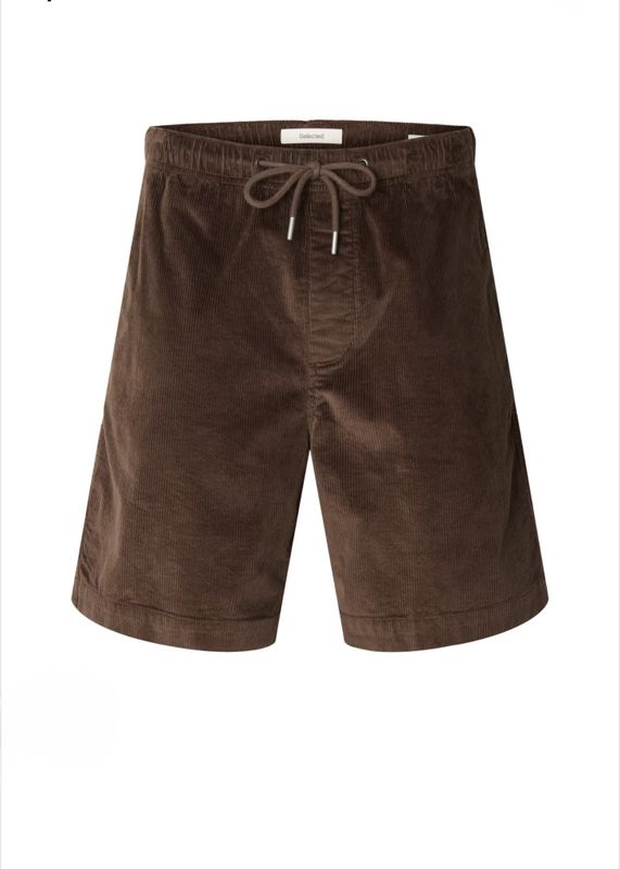 Selected Man Corduroy Shorts Bracken