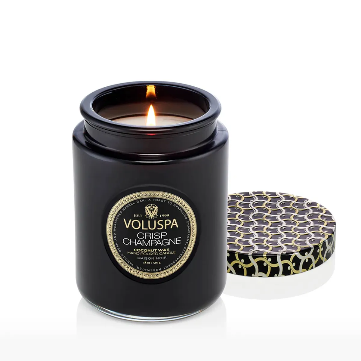 Voluspa Crisp Champagne Large Jar Candle  100T