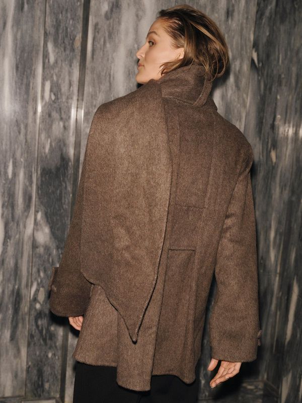 Ella&Il Clara Coat Dark Brown