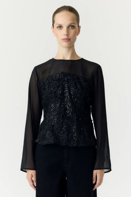 Hovedbilde YAS Maurelle Topp Black 