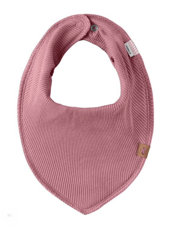 Name It Yvette Rib Scarf Bib Mesa Rosa