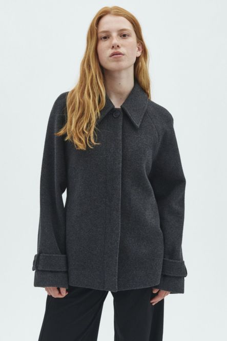 Hovedbilde MbyM Tary Lava Outerwear Grey Melange