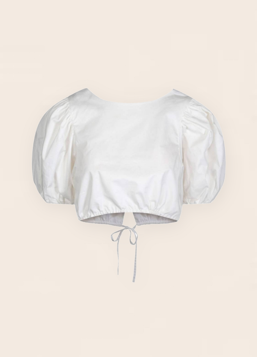 One & Other Joy cropped top Offwhite