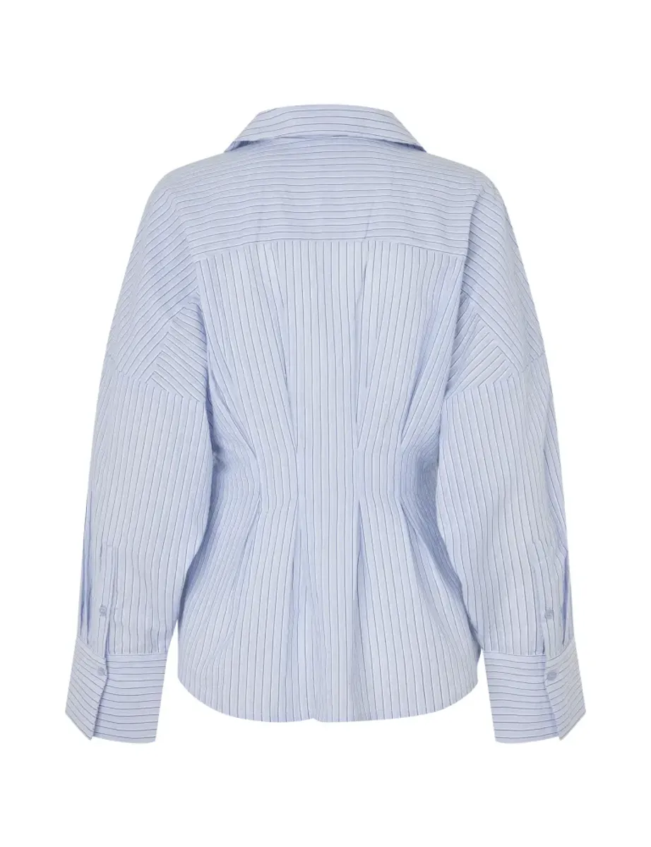 MbyM Isidor Shirt Light Blue White Stripe 