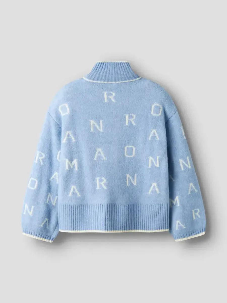 Name It Fofleliana Oversize Knit Jacket Cashmere Blue