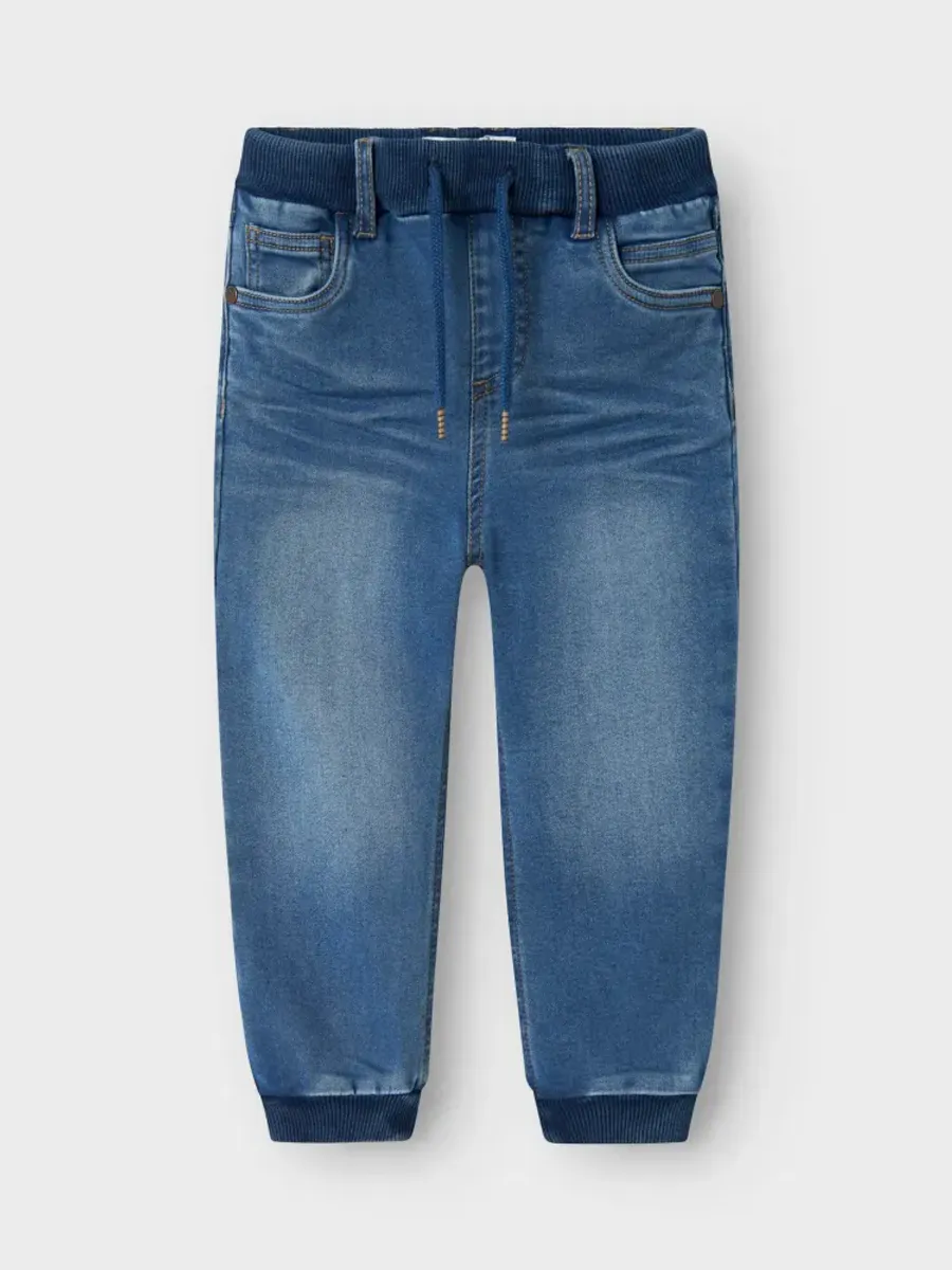 Name It Ben Baggy Fleece Jeans Medium Denim Blue