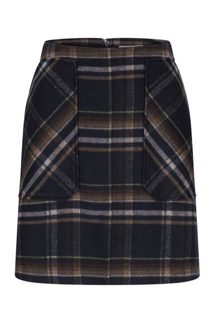 Hovedbilde Katrin Uri Adam Check Skirt Dark Navy