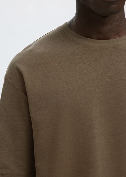 Hovedbilde Selected Homme Oscar loose neck t-shirt Chocolate Chip