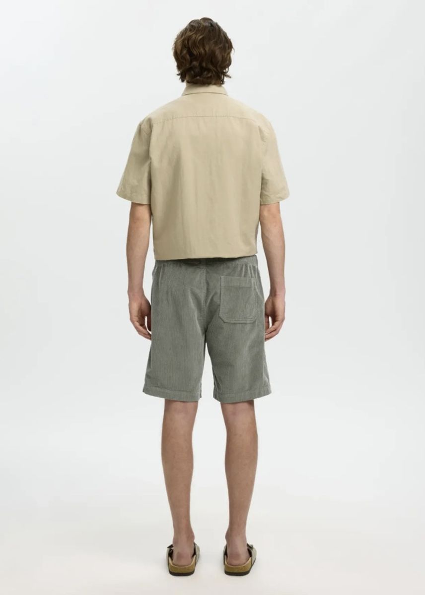 Selected Homme Regular Jace Corduroy Shorts Vetiver